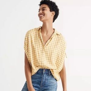 MADEWELL Central Shirt in
Gingham Check Size XXS